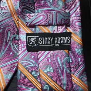 Stacy Adams Bold Multicolor Paisley Tie